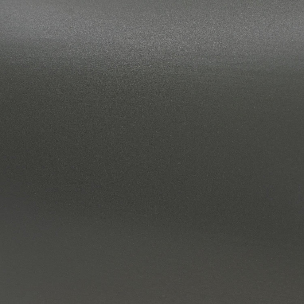 Short Square LED Flush-Mount, Pewter Green