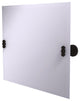Frameless Landscape Beveled Edge Tilt Mirror, Oil Rubbed Bronze