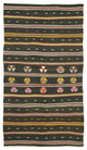 Rug N Carpet - Handmade Anatolian 6' 6'' x 11' 4'' Vintage Goat Hair Kilim Rug