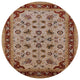 Ahgly Company Indoor Round Mid-Century Modern Area Rugs, 7' Round