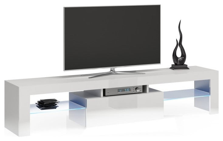 ZEVA TV Stand, White