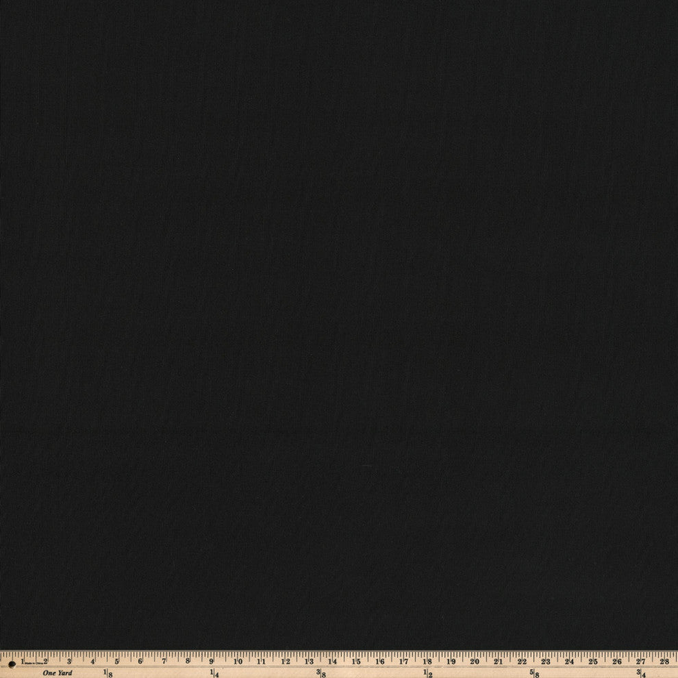 Fortress Canvas Chaise Lounge Cushion, Black