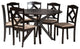 Bernetta Modern 7-Piece Dining Set, Sand