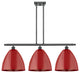Innovations 516-3I-BK-MBD-12-RD-LED 3 Light Island Light, Matte Black