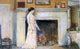 Frederick Childe Hassam A Girl Standing, 18"x27" Wall Decal
