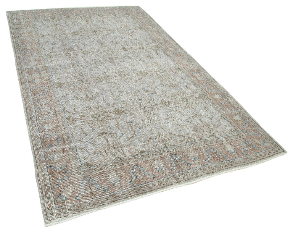 Rug N Carpet - Handwoven Turkish 5' 5" x 8' 8" Contemporary Overdyed Area Rug