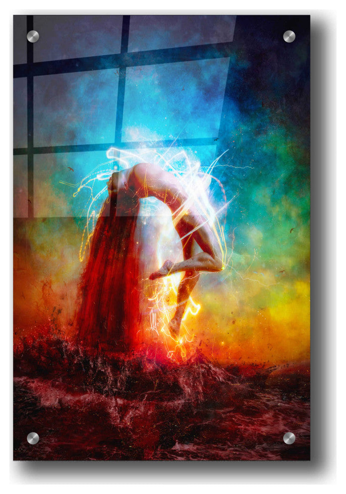 Epic Art 'Electricity' by Mario Sanchez Nevado, Acrylic Glass Wall Art, 24"x36"