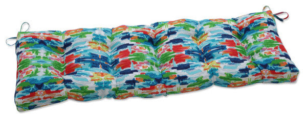 Abstract Reflections Multi Tufted Bench/Swing Cushion