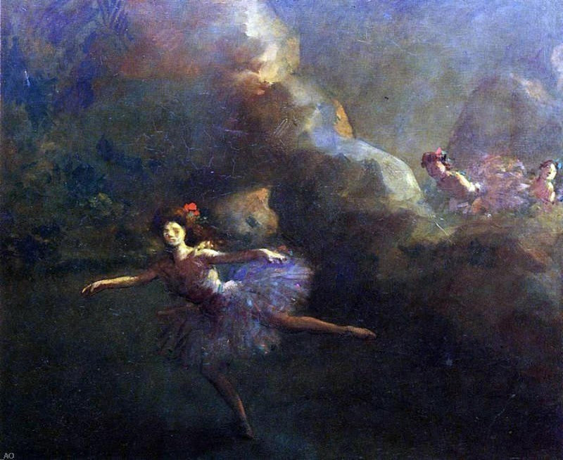 Jean-Louis Forain Dancers, 20"x25" Wall Decal