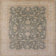 Ahgly Company Indoor Square Mid-Century Modern Area Rugs, 4' Square