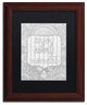 Hello Angel 'Enjoy Every Moment', Wood Frame, Black Mat, 14x11