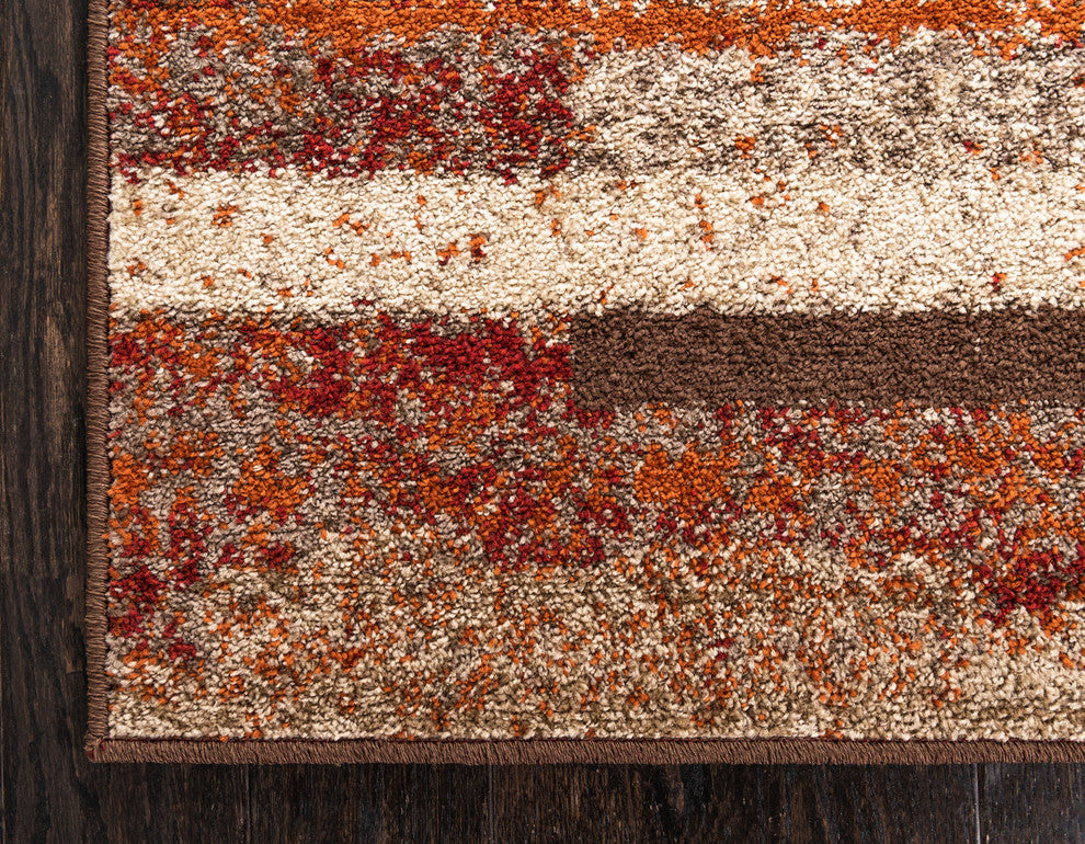 Unique Loom Beige Autumn Maple 2'' 0 x 6'' 0 Runner Rug