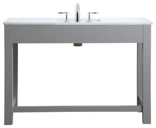 48" ADA Compliant Bathroom Vanity, Gray