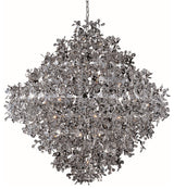 Maxim 24209 Comet 21 Light 50" Beveled Crystal Glass Pendant - Polished Chrome