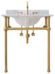 Embassy 30" Wash Stand and P-Trap, Gold