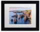 Michael Blanchette 'Mangersta Stacks' Art, Black Frame, White Mat, 14x11