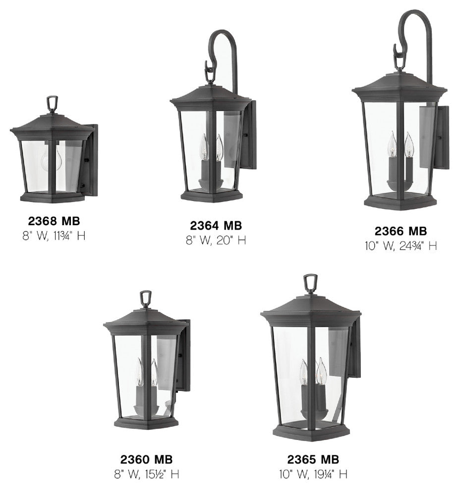 Hinkley Bromley Two Light Wall Mount 2360MB