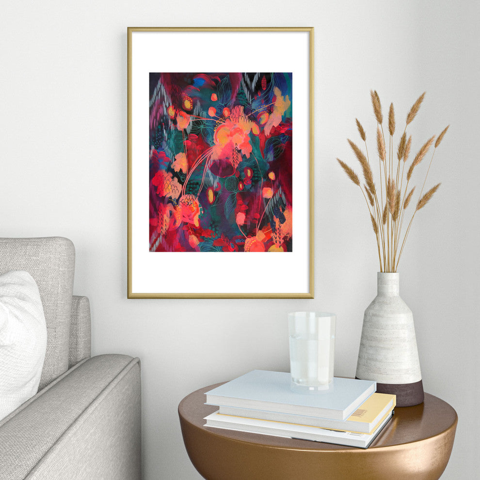 Stephanie Corfee We Are All Connected Metal Framed Art Print