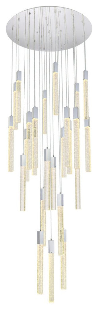Wade 25-Light Pendant, Chrome