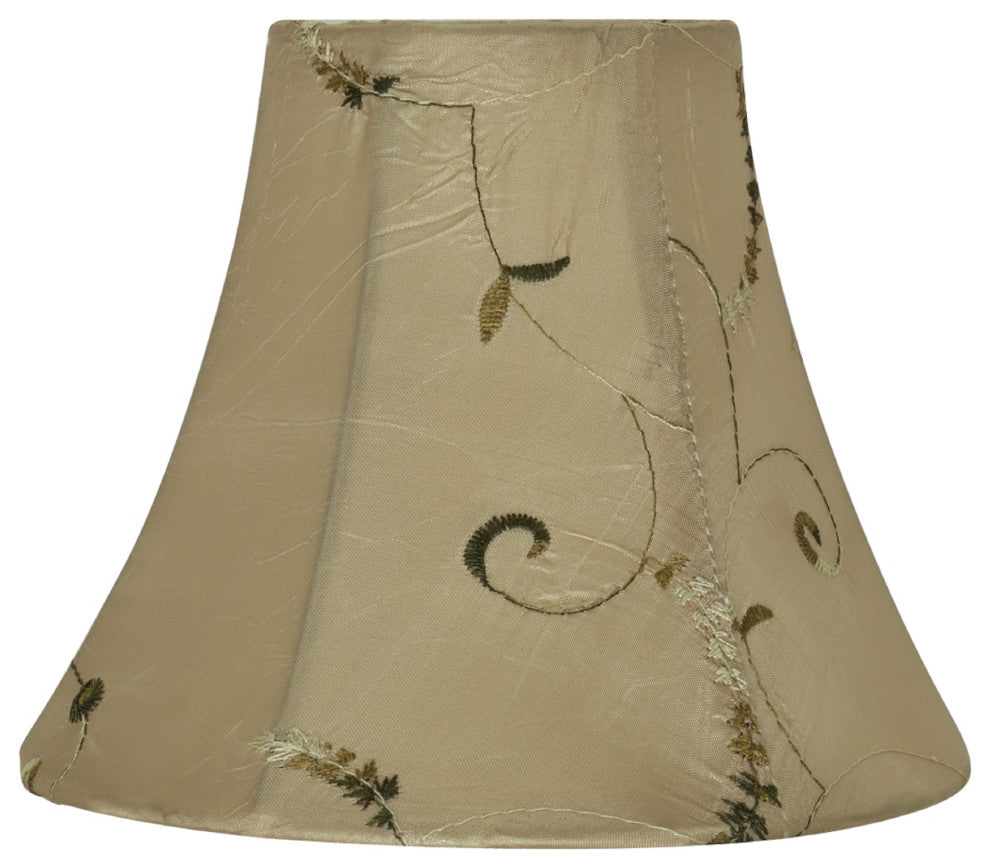 30009-5 Small Bell  Chandelier Clip On Lamp Shade Gold 3"x6"x5"