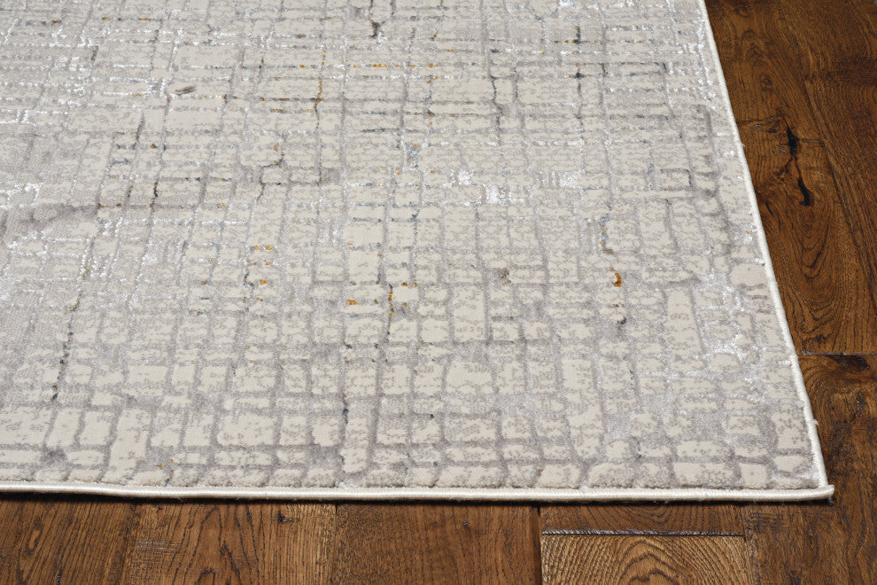 KAS Inspire 7505 Gray Tribeca Area Rug, 2'2"x6'11" Runner