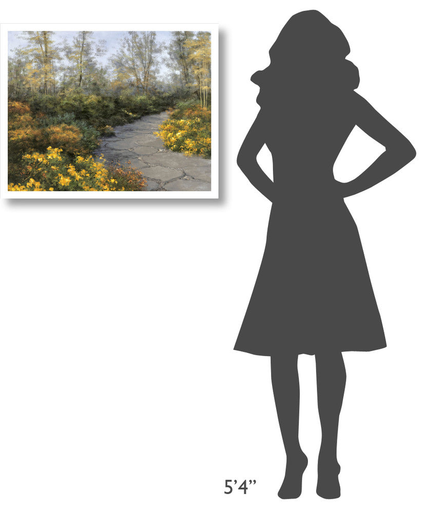 "Step Into Autumn" Digital Paper Print by Diane Romanello, 30"x24"
