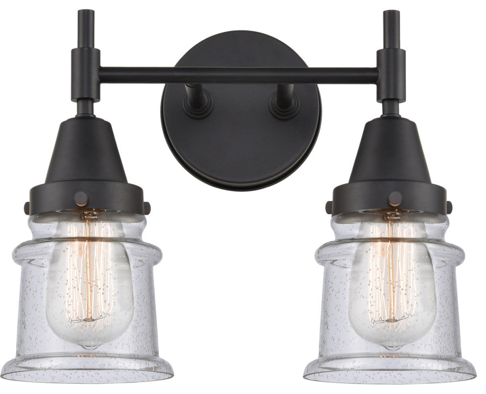 INNOVATIONS LIGHTING 447-2W-BK-G184S Caden 2 Light 17 inch Bath Vanity Light
