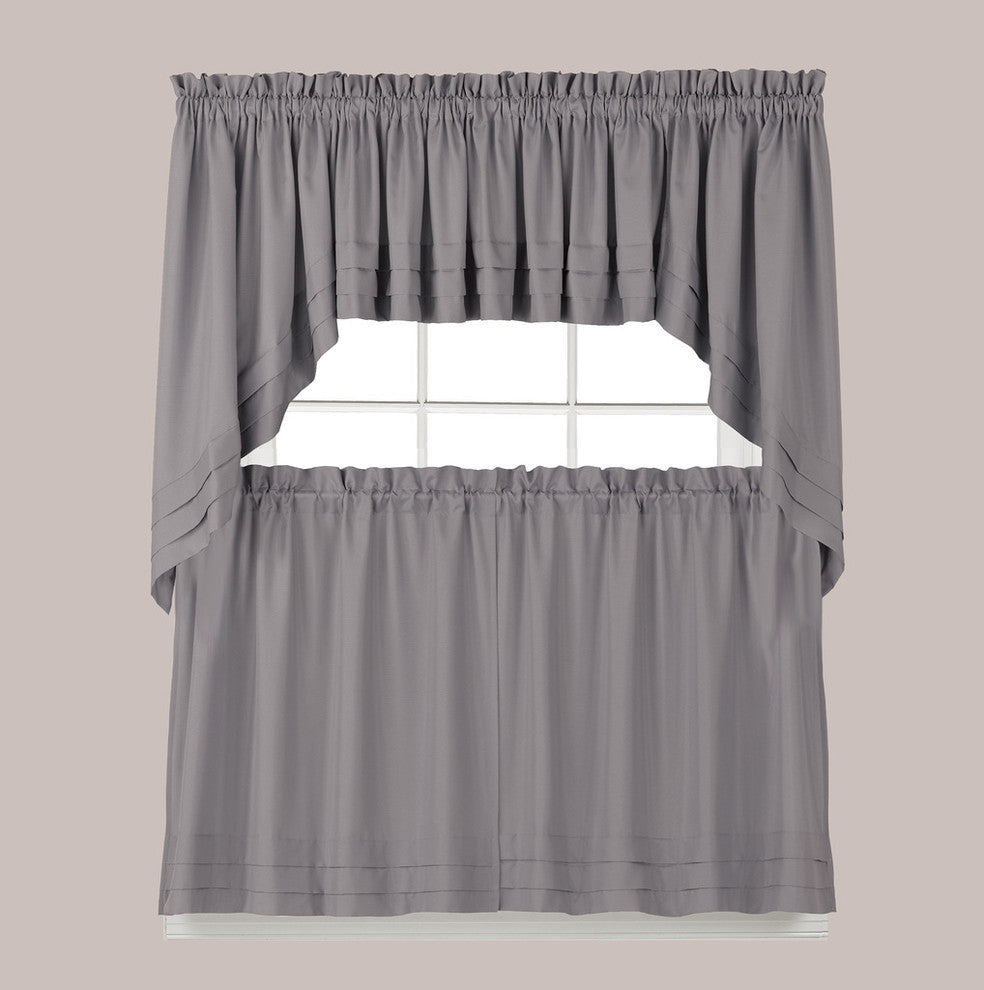 SATURDAY KNIGHT HOLDEN 58x13 VALANCE, DOVE GRAY