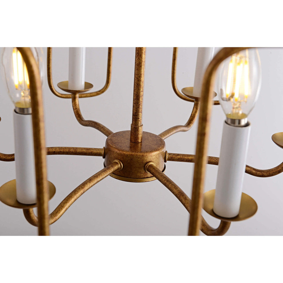 Athena 6-light Drum Chandelier for Living/ Dining Room