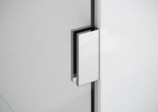 Ursa 36"x78" Frameless Single Glass Shower Panel, Gray Tint, Chrome