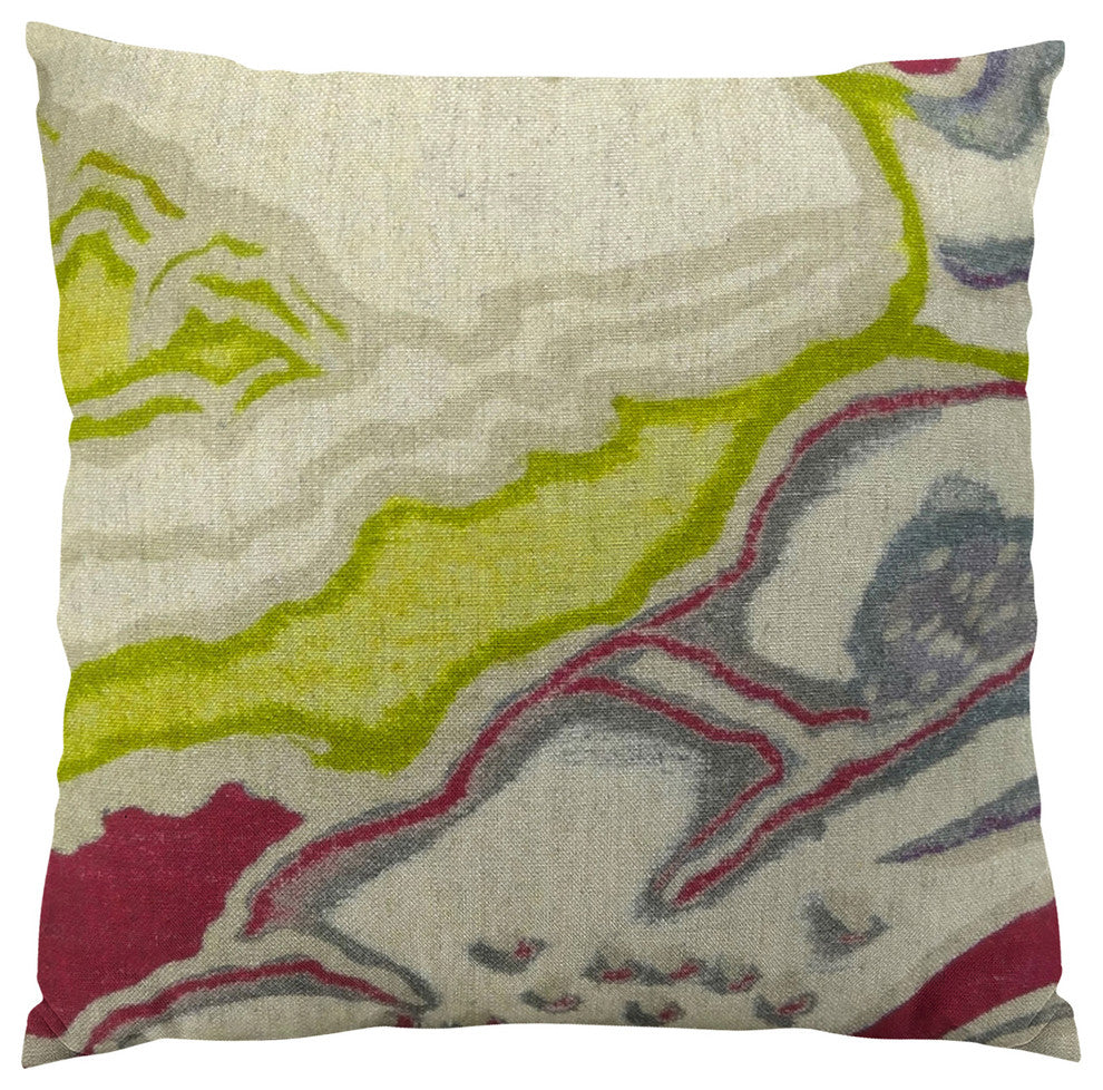 Plutus Chattingham Handmade Throw Pillow, 18"x18"
