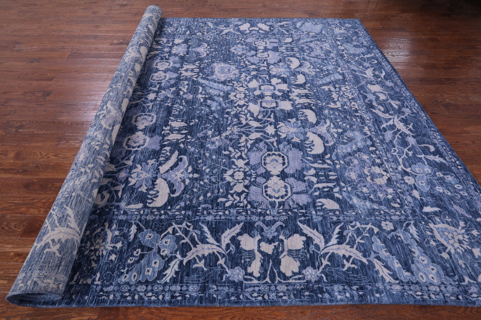 Modern Hand-Knotted Wool Rug 10' 0" X 14' 0" Q11896