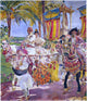 Joaquin Sorolla Y Bastida Riding in a group  Valencia Gallery Wrapped Canvas