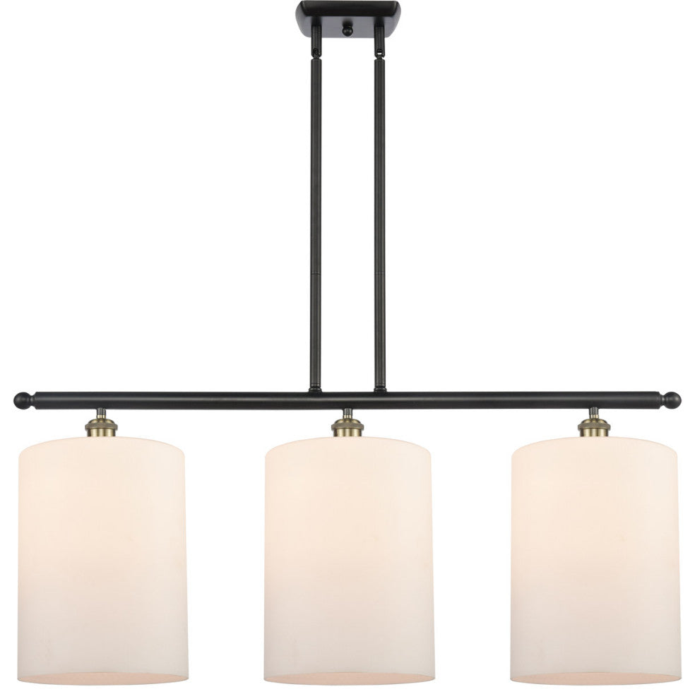 Innovations 516-3I-BAB-G111-L 3 Light Island Light, Black Antique Brass