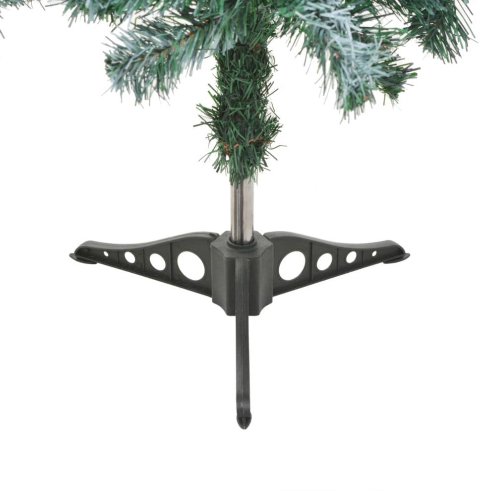 vidaXL Frosted Christmas Tree With Pinecones 59.1"