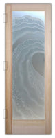 Interior Prehung Door or Interior Slab Door - Metacurl - Douglas Fir (stain...