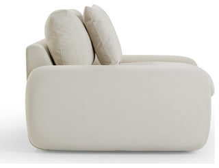 Rachelle Boucle Lounge Chair, Cream