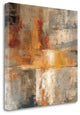 "Silver And Amber Crop" By Silvia Vassileva, Giclee Print on Gallery Wrap Canvas