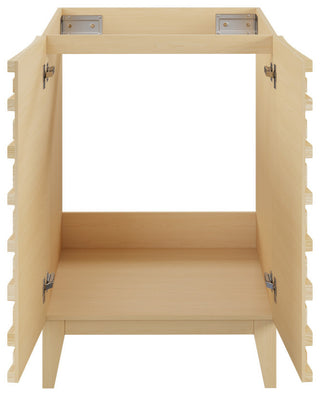Cascade 24" Bathroom Vanity, Natural Oak Cabinet