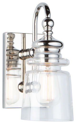 Castara - 1-Light Bathroom Sconce - Polished Nickel