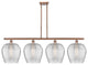 Innovations 516-4I-AC-G462-12 4 Light 50" Island Light, Antique Copper
