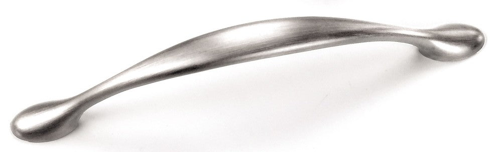 128mm Delano Large Spoonfoot Pull - Brushed Satin Nickel