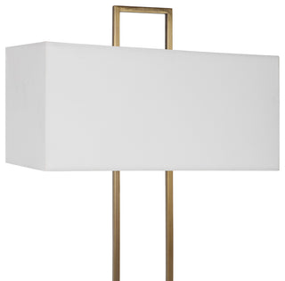 Column White Marble Table Lamp