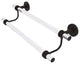 Clearview 36" Double Towel Bar with Dotted Accents, Oil Rubbed Bronze