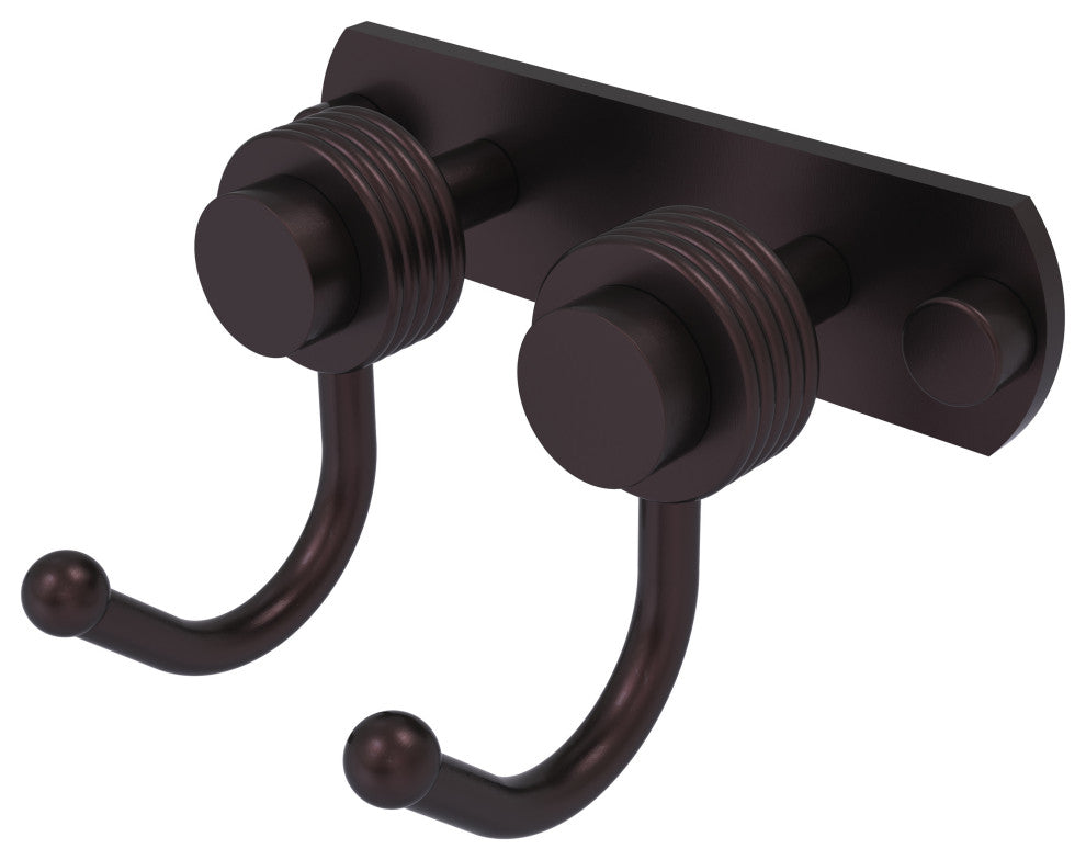 Mercury 2 Position Multi Hook with Groovy Accent, Antique Bronze
