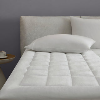 Madison Park Cloud Soft Overfilled Cloud Soft Waterproof Mattress Pad, Twin
