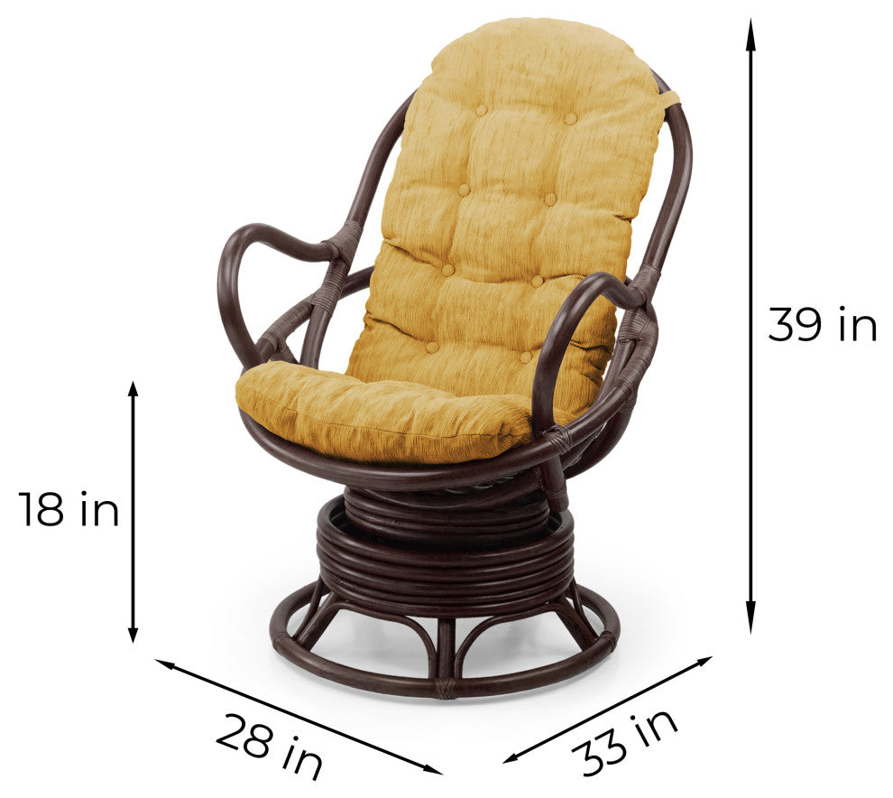 Java 3-Piece Living Room Set, Light Brown Cushions