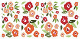 Jane Dixon Floral Peel And Stick Wall Decals