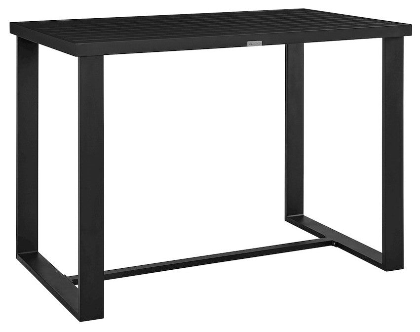 Alegria Outdoor Patio Bar Height Dining Table in Aluminum