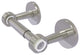 Clearview Two Post Toilet Tissue Holder with Groovy Accents, Satin Nickel